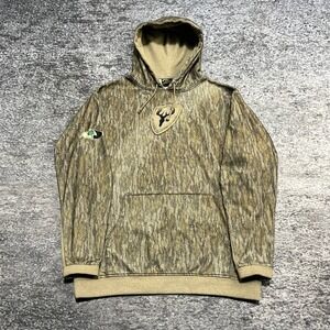 Scent Blocker Mossy Oak Camo‎ Hoodie Sweatshirt Mens Medium Bone Collector